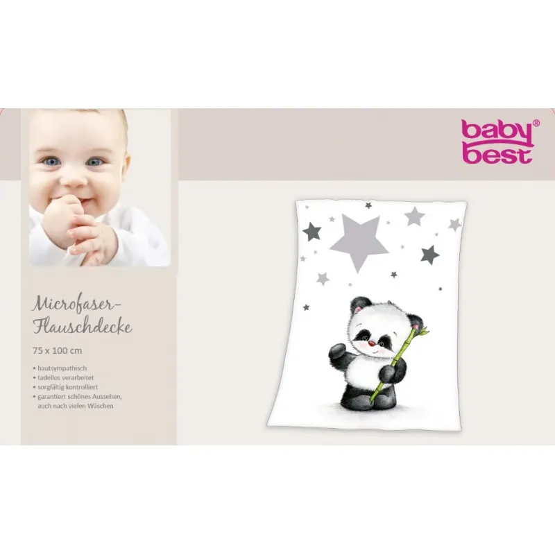 Baby supersoft flísová deka 75/110cm Herding MALÁ PANDA Baby supersoft flísová deka 75/110cm Herding MALÁ PANDA
