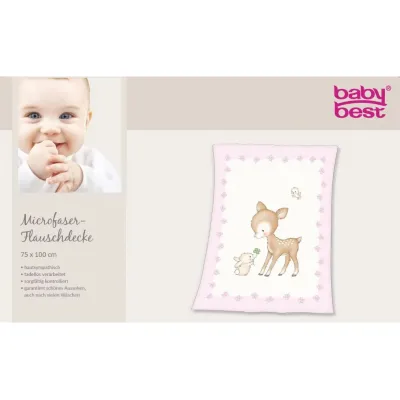 HERDING Baby supersoft flísová deka 75/110cm MALÁ SRNKA HERDING Baby supersoft flísová deka 75/110cm MALÁ SRNKA