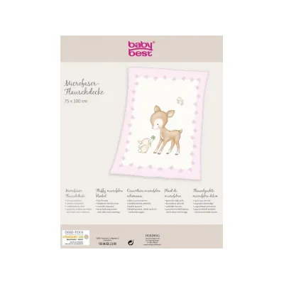 Baby supersoft flísová deka 75/110cm Herding MALÁ SRNKA Baby supersoft flísová deka 75/110cm Herding MALÁ SRNKA