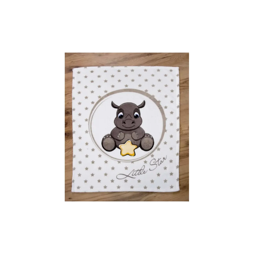 HERDING Baby supersoft flísová deka 75/110cm MALÝ NOSOROŽEC