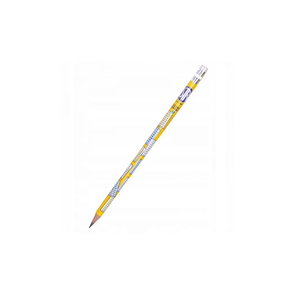 ASTRA, Obyčajná HB ceruzka s gumou a násobilkou, krabička, 206121001