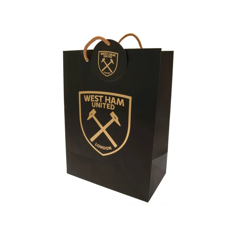 Darčeková taška WEST HAM UNITED F.C. Gift Bag, 33x24cm Darčeková taška WEST HAM UNITED F.C. Gift Bag, 33x24cm