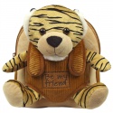 Detský plyšový batoh s odnímateľnou hračkou Perletti Toys, TIGER, 13050