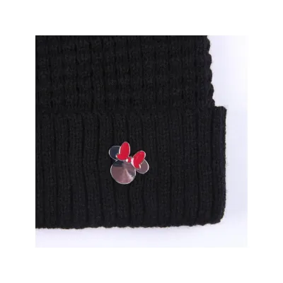 Zimná čiapka s aplikáciami MINNIE MOUSE, 2200009652 Zimná čiapka s aplikáciami MINNIE MOUSE, 2200009652