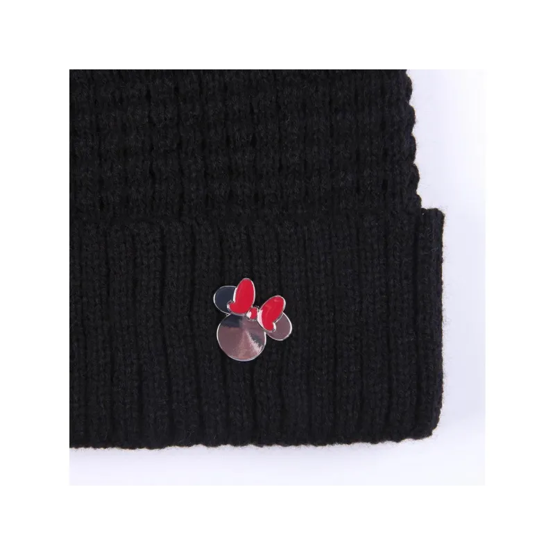 Zimná čiapka s aplikáciami MINNIE MOUSE, 2200009652 Zimná čiapka s aplikáciami MINNIE MOUSE, 2200009652