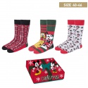 Univerzální vánoční ponožky MICKEY MOUSE, Sada 3ks, velikost 40-46, 2200008653