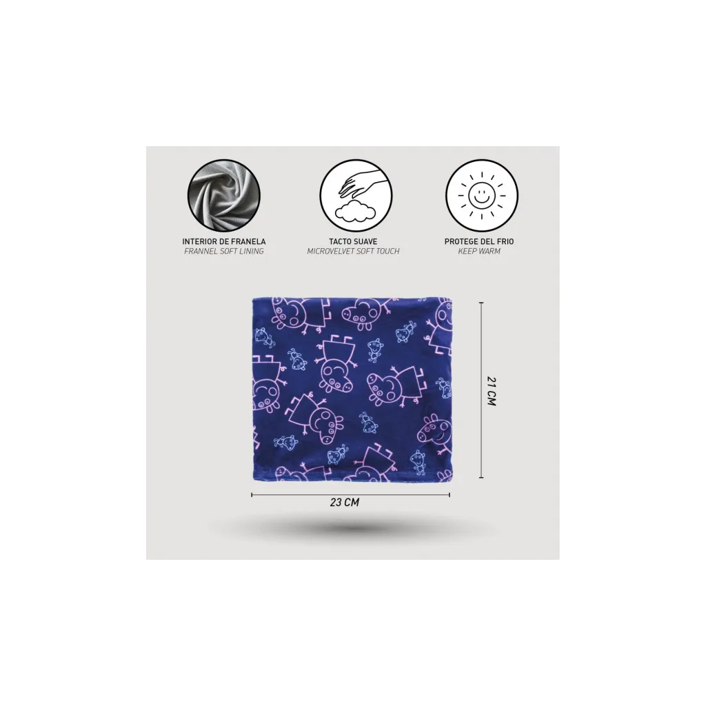 Detský teplý nákrčník PEPPA PIG, 2200009604