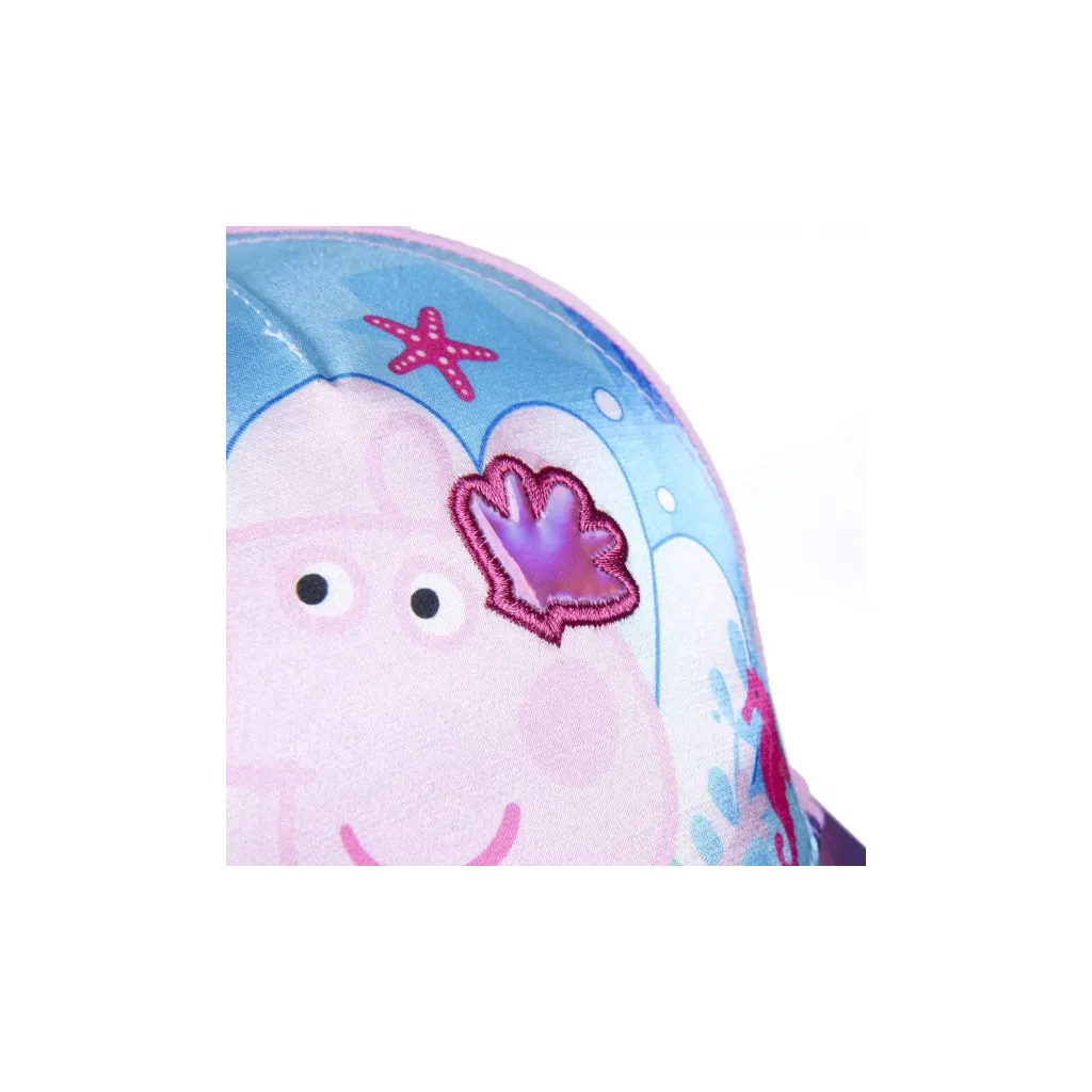 Dievčenská šiltovka PEPPA PIG Metalic, 51cm, 2200009008