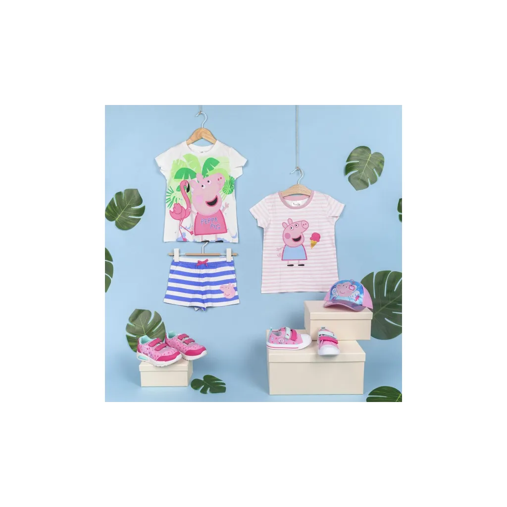 Dievčenská šiltovka PEPPA PIG Metalic, 51cm, 2200009008