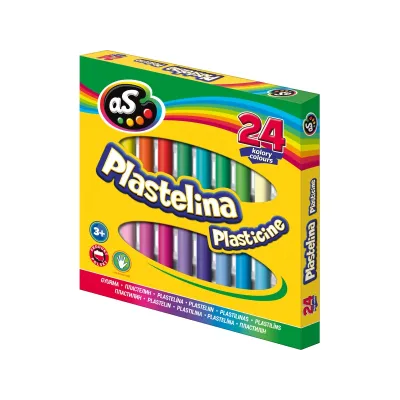 AS Školní plastelína 24 barev, 303219004 AS Školní plastelína 24 barev, 303219004