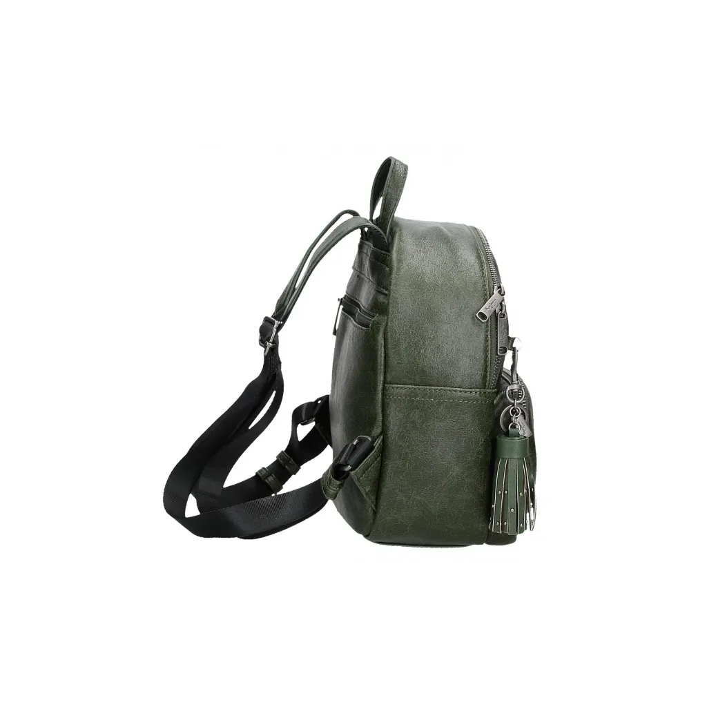 Dámský fashion batoh PEPE JEANS DONNA Green / Olivově zelená, 7272132