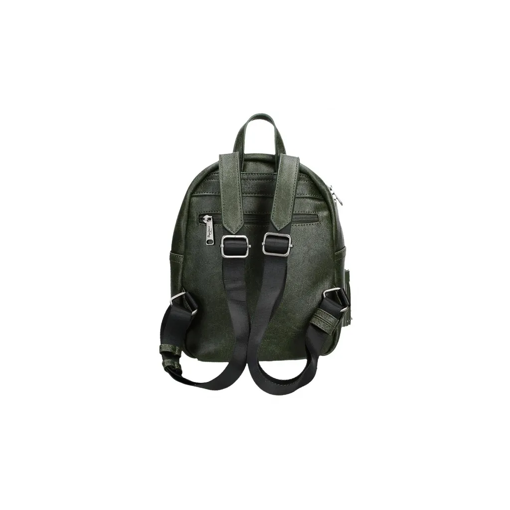 Dámský fashion batoh PEPE JEANS DONNA Green / Olivově zelená, 7272132