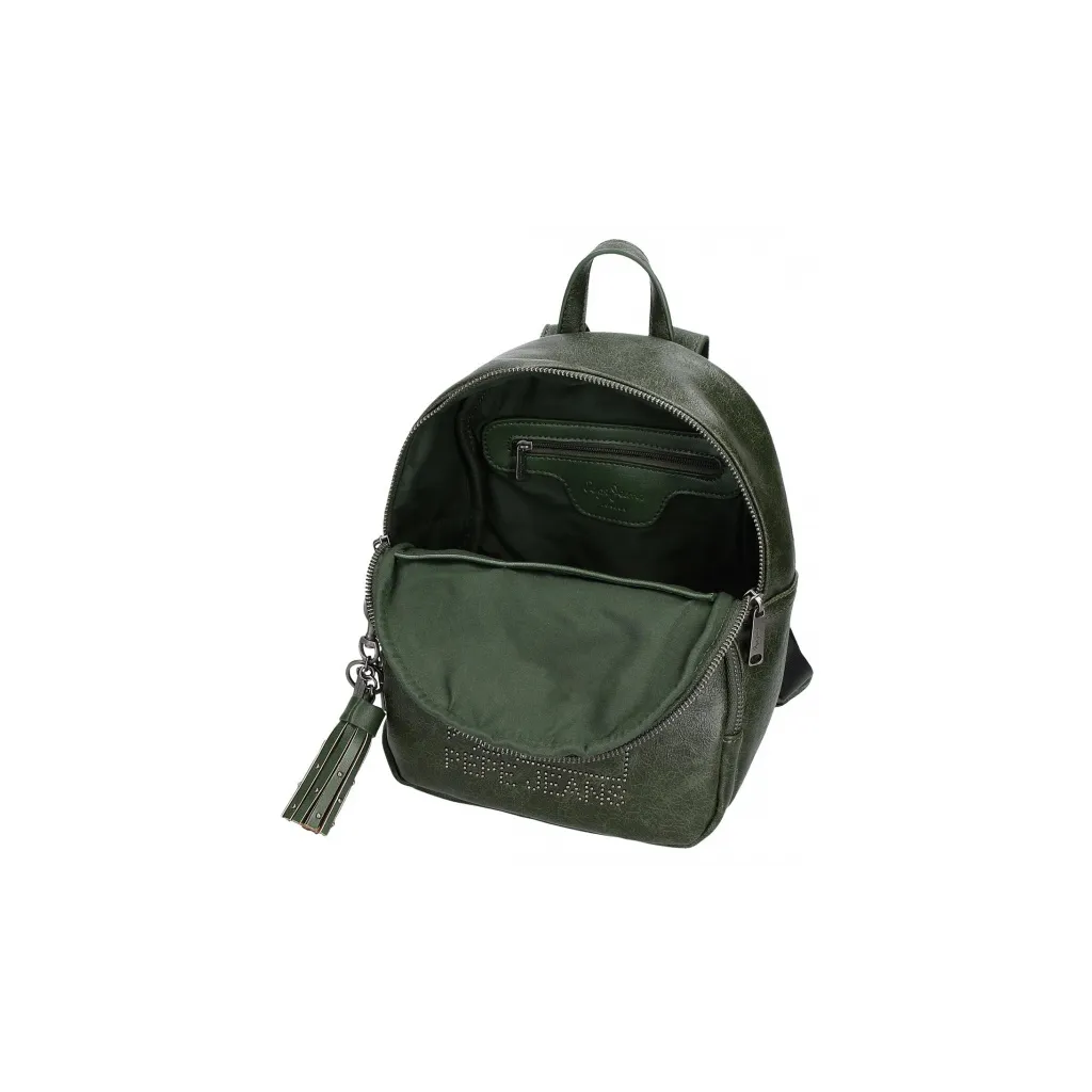 Dámský fashion batoh PEPE JEANS DONNA Green / Olivově zelená, 7272132
