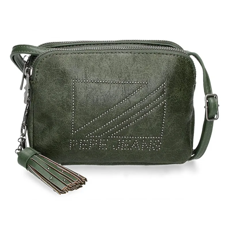 Dámská kabelka PEPE JEANS DONNA Green / Olivově zelená, 7275132 Dámská kabelka PEPE JEANS DONNA Green / Olivově zelená, 7275132