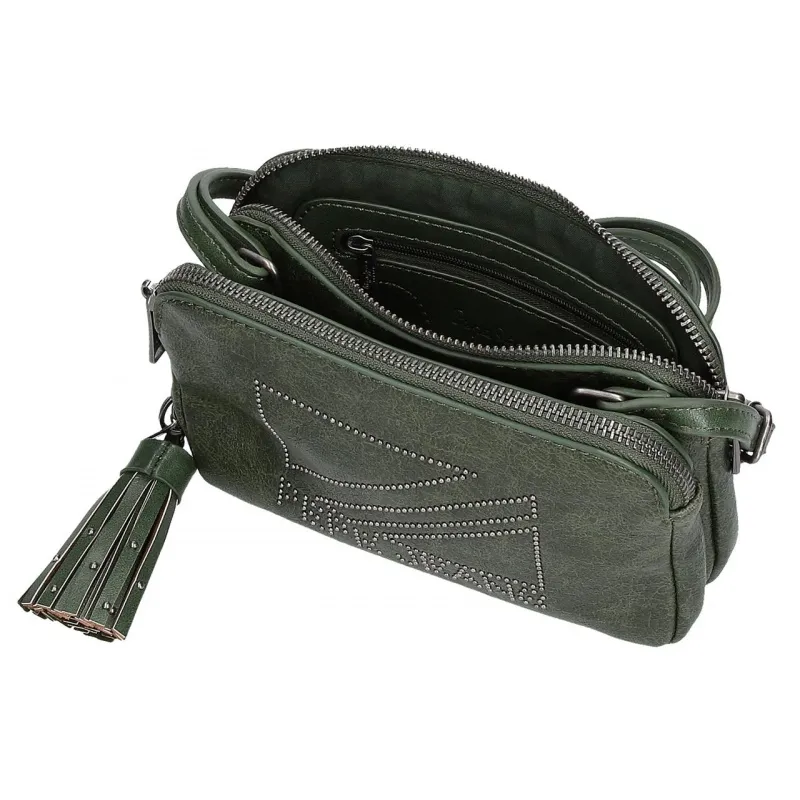 Dámska kabelka PEPE JEANS DONNA Green / Olivovozelená, 7275132 Dámska kabelka PEPE JEANS DONNA Green / Olivovozelená, 7275132