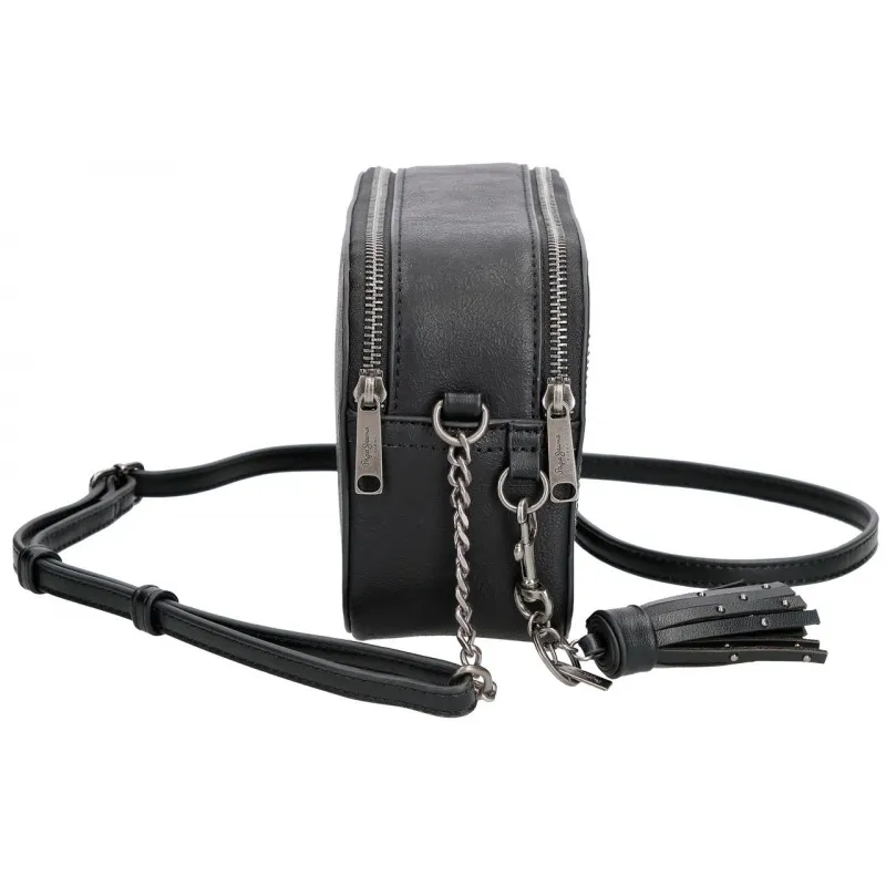 Dámská kabelka PEPE JEANS DONNA Black / Černá, 7275231 Dámská kabelka PEPE JEANS DONNA Black / Černá, 7275231