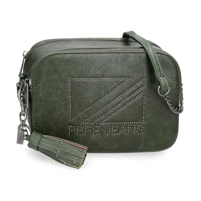 Dámská kabelka PEPE JEANS DONNA Green / Olivově zelená, 7275232 Dámská kabelka PEPE JEANS DONNA Green / Olivově zelená, 7275232