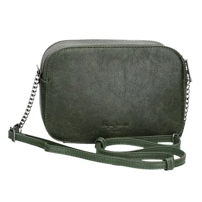 Dámska kabelka PEPE JEANS DONNA Green / Olivovozelená, 7275232 Dámska kabelka PEPE JEANS DONNA Green / Olivovozelená, 7275232