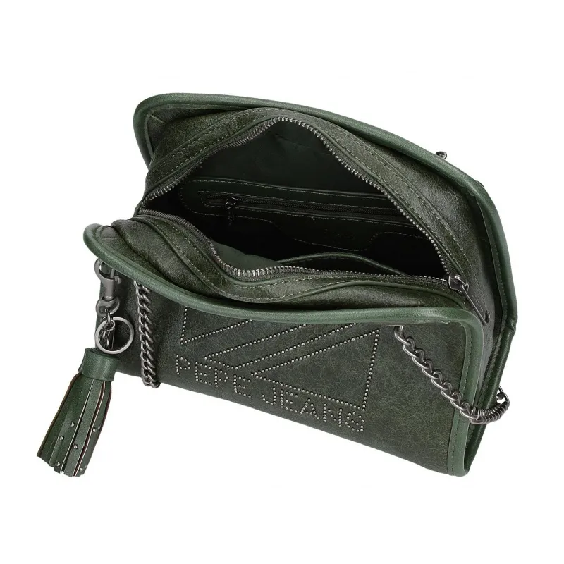 Dámska kabelka PEPE JEANS DONNA Green / Olivovozelená, 7275332 Dámska kabelka PEPE JEANS DONNA Green / Olivovozelená, 7275332