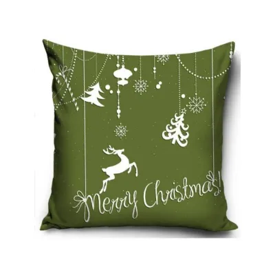 Vánoční povlak na polštářek GREEN, 40/40cm, XMAS171001