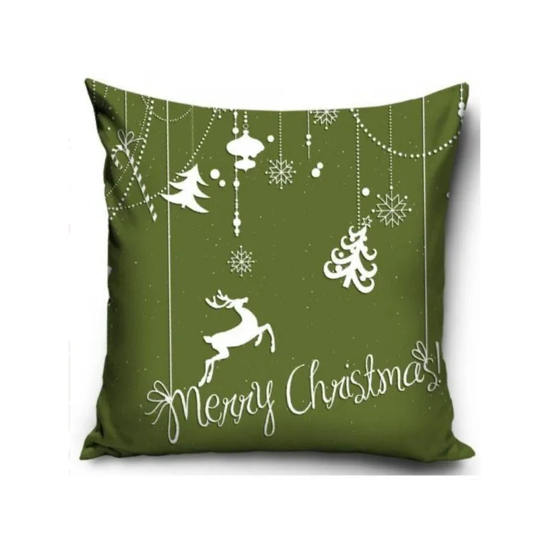 Vánoční povlak na polštářek GREEN, 40/40cm, XMAS171001 Vánoční povlak na polštářek GREEN, 40/40cm, XMAS171001