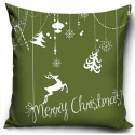 Vánoční povlak na polštářek GREEN, 40/40cm, XMAS171001