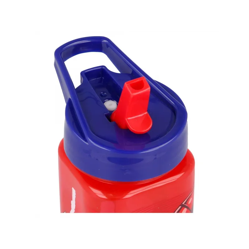 Plastová hranatá fľaša s výsuvnou slamkou AVENGERS, Tritan 530ml, 57714 Plastová hranatá fľaša s výsuvnou slamkou AVENGERS, Tritan 530ml, 57714