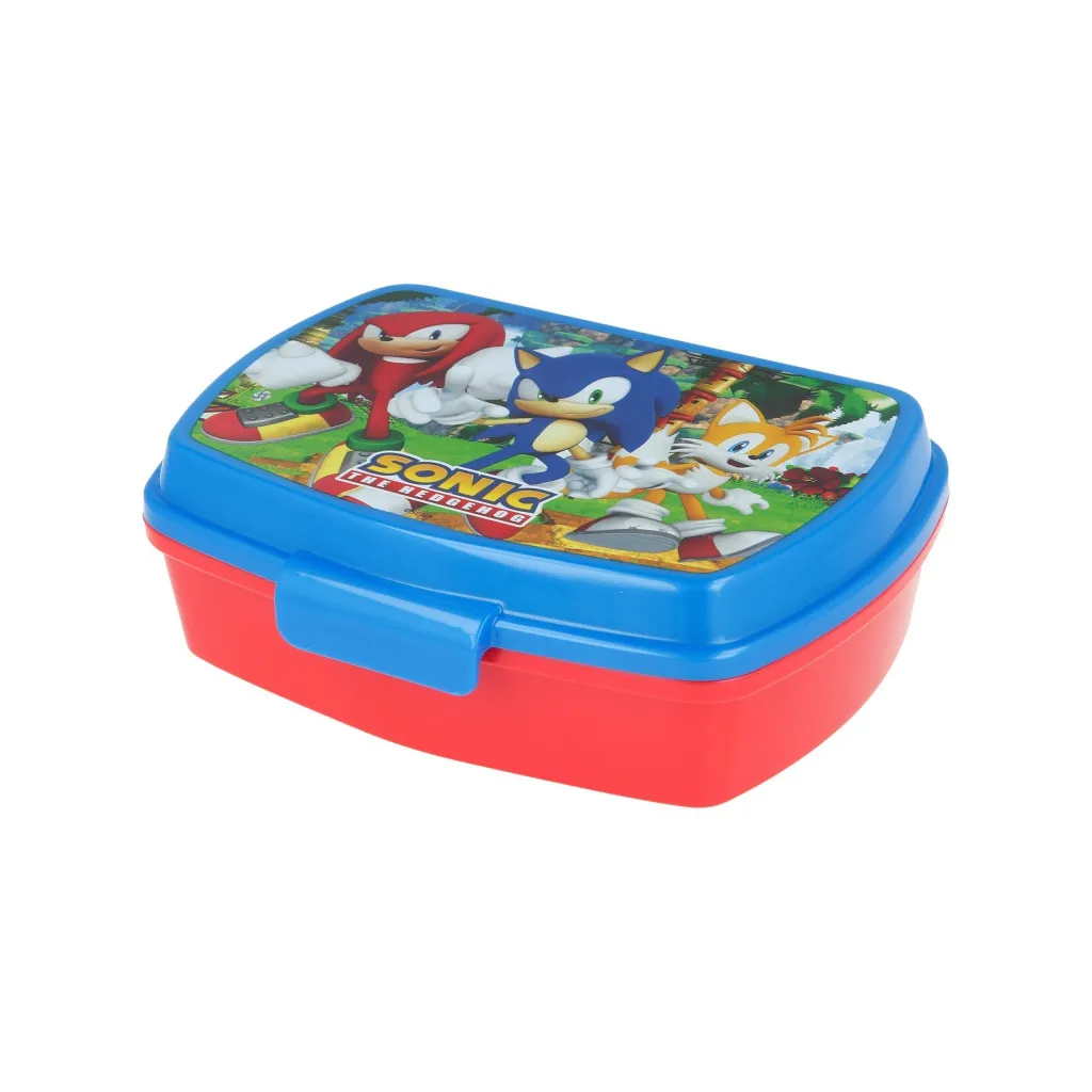 Detský box na desiatu Ježko Sonic 17×14×6 cm