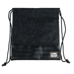 HASH Luxusné koženkové vrecúško / taška na chrbát Black Angel, HS-341, 507020050