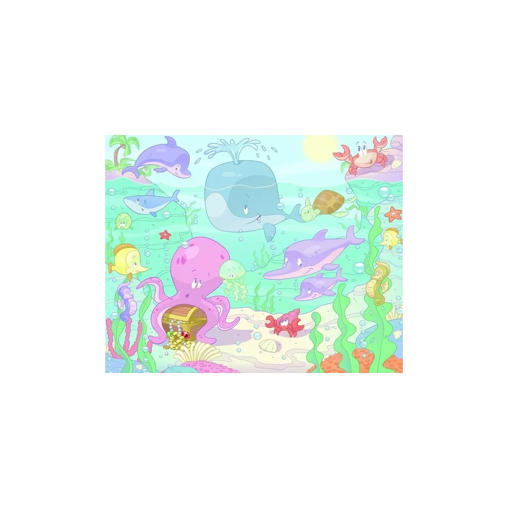 Walltastic, Dekoračná fototapeta 243 x 304cm Baby Podmorský Svet, 40625