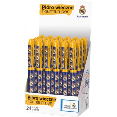 REAL MADRID C.F. Plniace atramentové pero, stojan, 203015003 REAL MADRID C.F. Plniace atramentové pero, stojan, 203015003