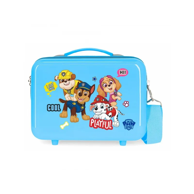 PAW PATROL Blue, ABS Cestovný kozmetický kufrík, 21x29x15cm, 9L, 2193921