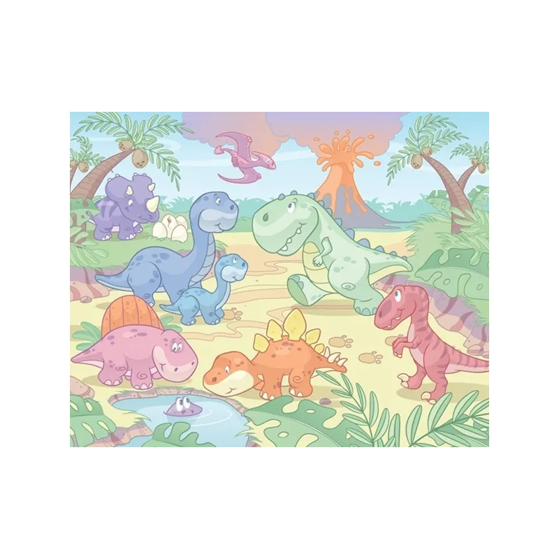 Walltastic, Dekorační fototapeta 243 x 304cm Baby Dinosauři, 40618 Walltastic, Dekorační fototapeta 243 x 304cm Baby Dinosauři, 40618