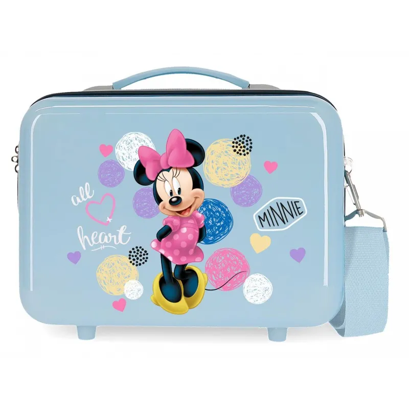 ABS Cestovný kozmetický kufrík MINNIE MOUSE Love, 21x29x15cm, 9L, 2053923 ABS Cestovný kozmetický kufrík MINNIE MOUSE Love, 21x29x15cm, 9L, 2053923