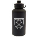 Fľaša na pitie WEST HAM UNITED F.C.  Aluminium Drinks Bottle Black, 500ml