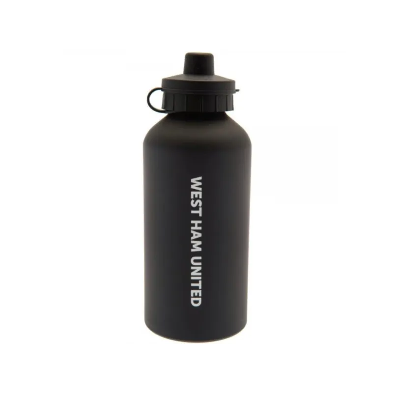 Fľaša na pitie WEST HAM UNITED F.C.  Aluminium Drinks Bottle Black, 500ml