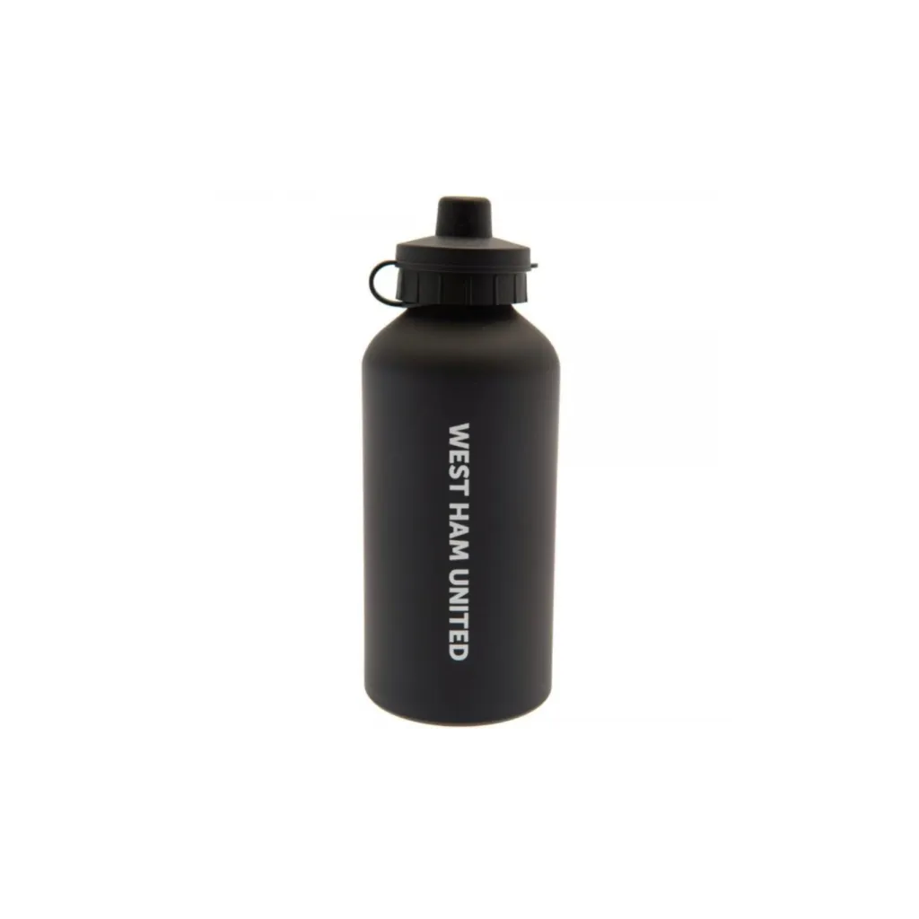 Láhev na pití WEST HAM UNITED Aluminium Drinks Bottle Black, 500ml