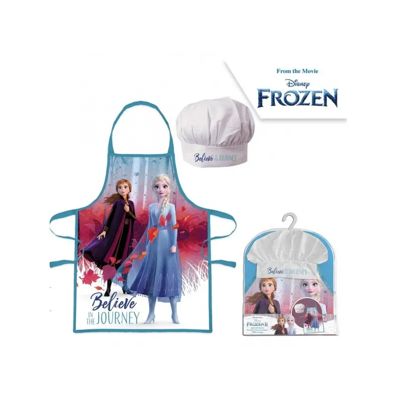 Detský kuchársky set (čiapka a zástera) DISNEY FROZEN, WD21501DT