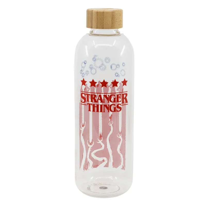 Luxusná sklenená fľaša STRANGER THINGS 1030ml, 00693 Luxusná sklenená fľaša STRANGER THINGS 1030ml, 00693