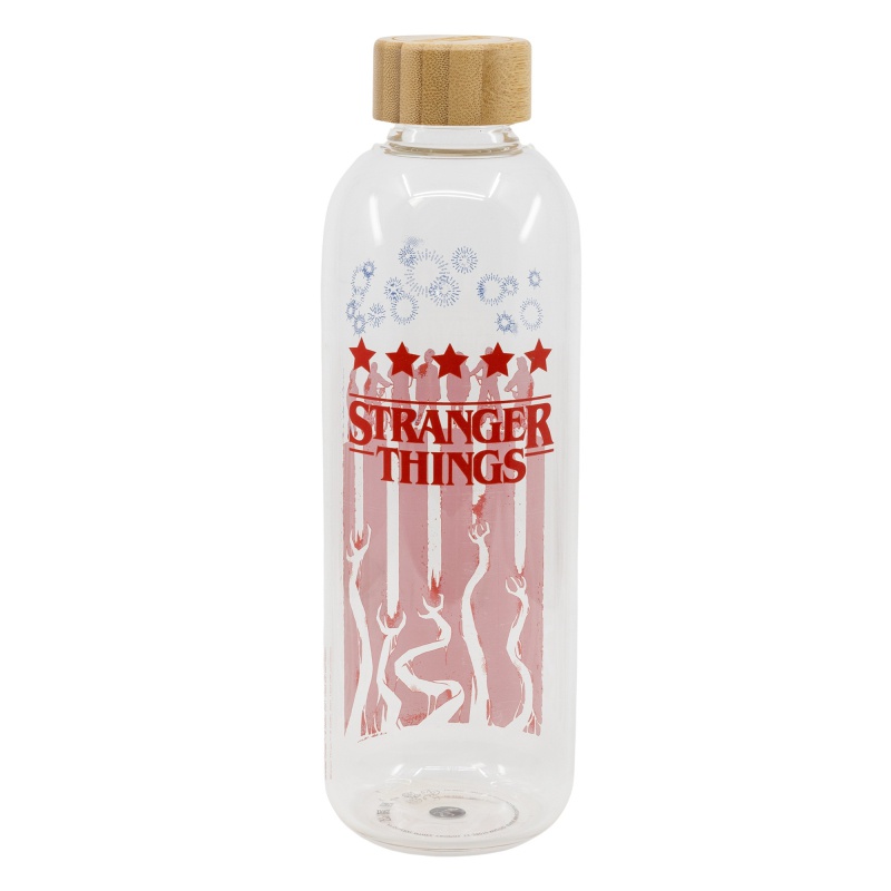 Luxusní skleněná láhev STRANGER THINGS 1030ml, 00693