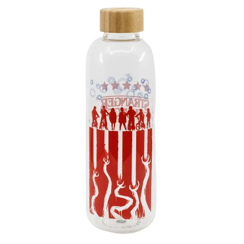 Luxusní skleněná láhev STRANGER THINGS 1030ml, 00693 Luxusní skleněná láhev STRANGER THINGS 1030ml, 00693