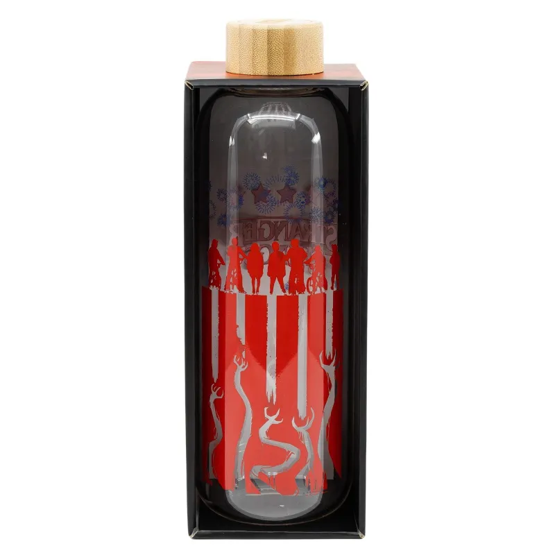Luxusní skleněná láhev STRANGER THINGS 1030ml, 00693 Luxusní skleněná láhev STRANGER THINGS 1030ml, 00693