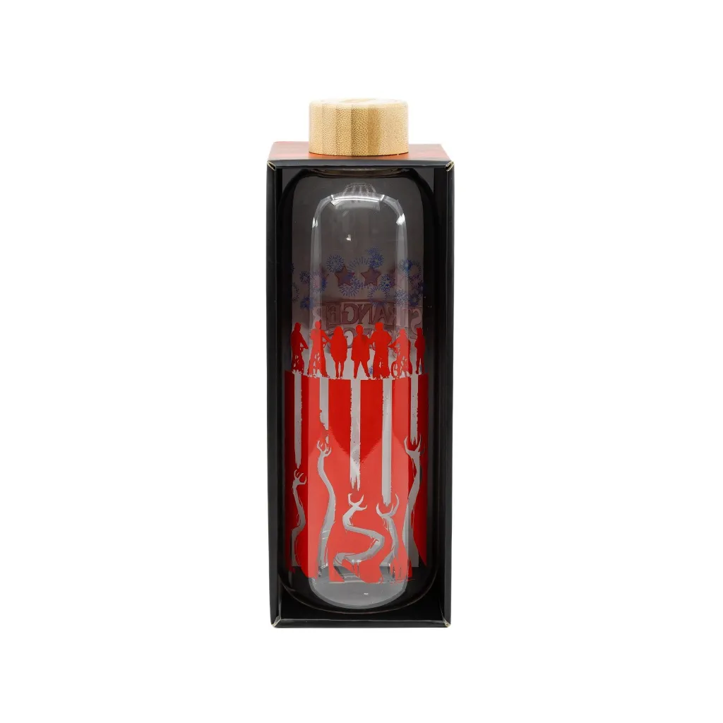 Luxusní skleněná láhev STRANGER THINGS 1030ml, 00693