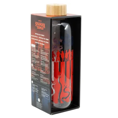 Luxusní skleněná láhev STRANGER THINGS 1030ml, 00693 Luxusní skleněná láhev STRANGER THINGS 1030ml, 00693