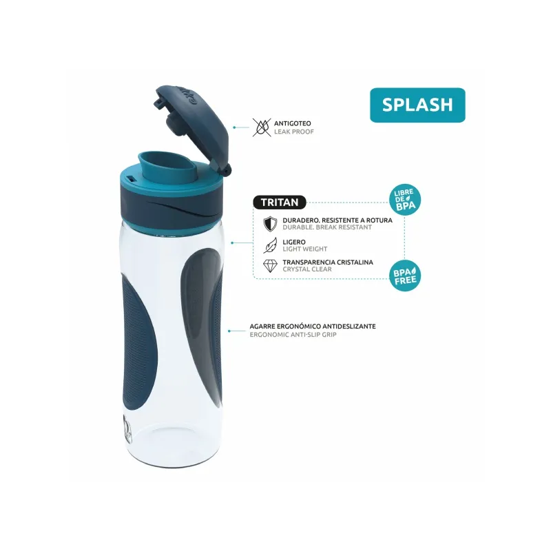 Quokka Splash, Plastová fľaša INDIGO 730ml, 06951