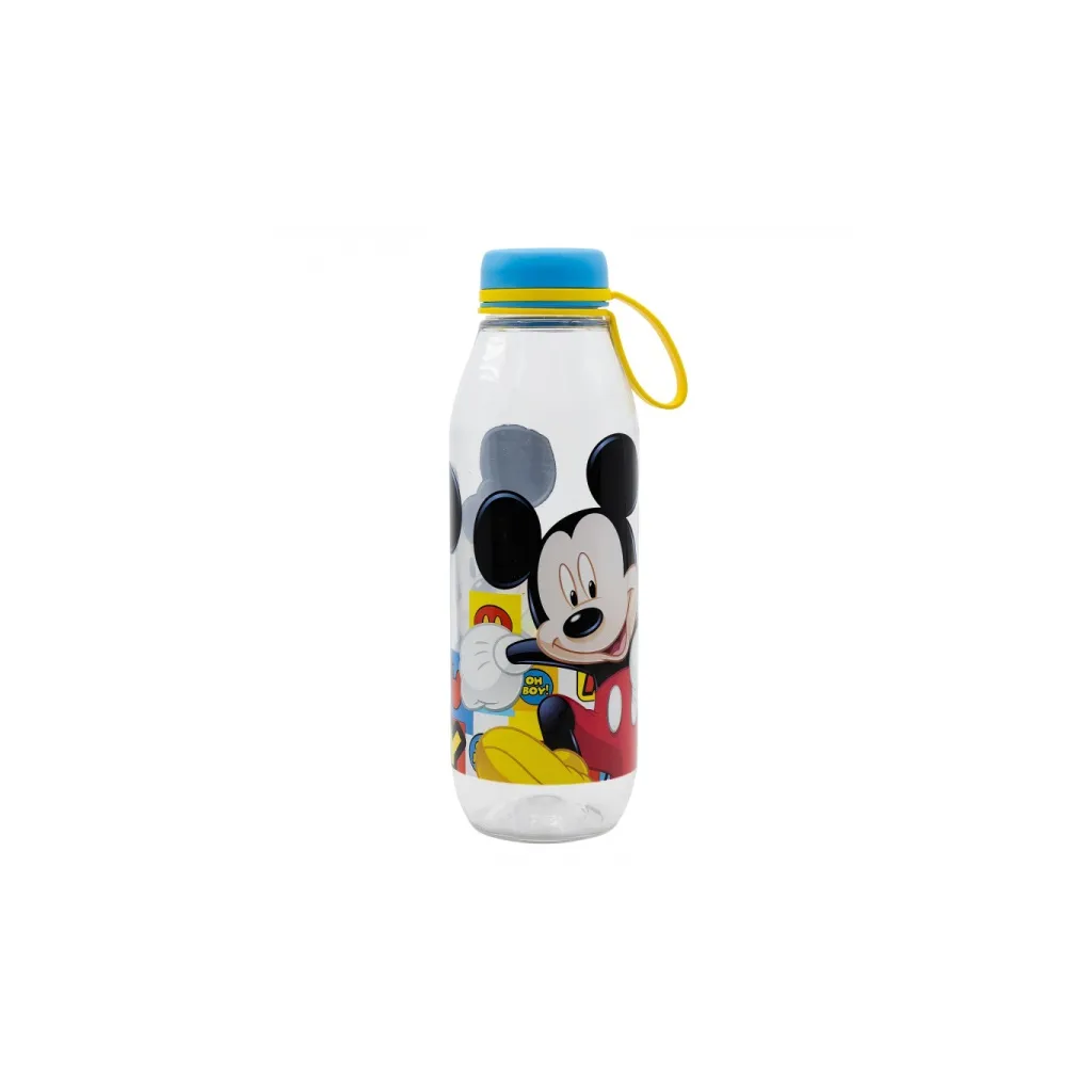 Plastová láhev se silikonovým poutkem MICKEY MOUSE, 650ml, 14835