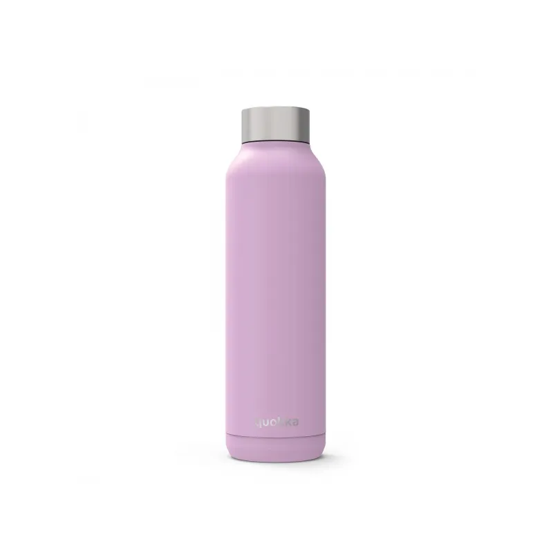 Quokka Solid, Nerezová fľaša / termoska Lilac, 630ml, 11816