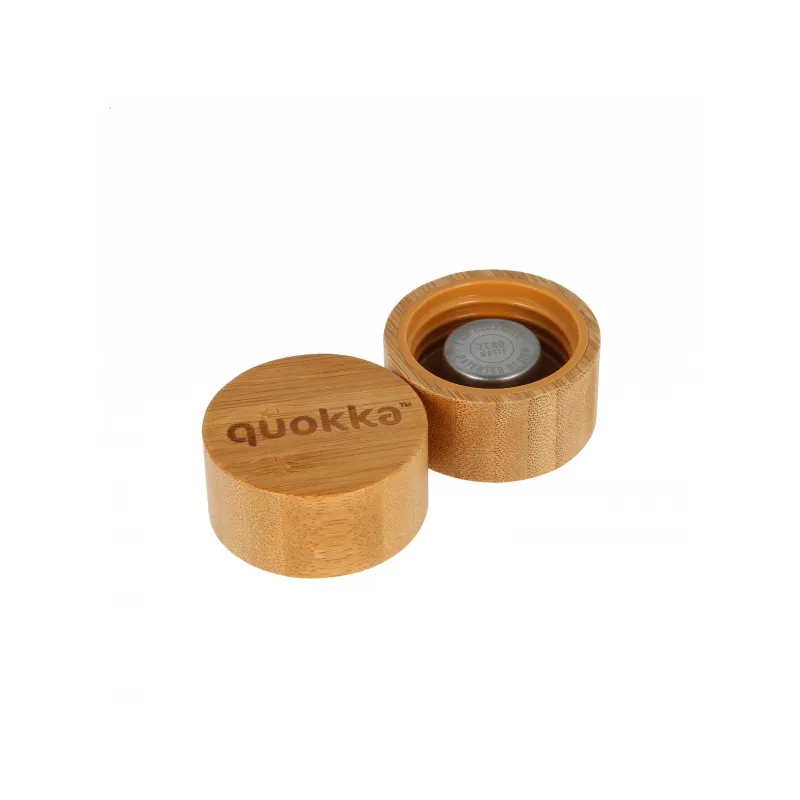 Quokka Storm, Sklenená fľaša so silikónovým povrchom Teal, 700ml, 40024