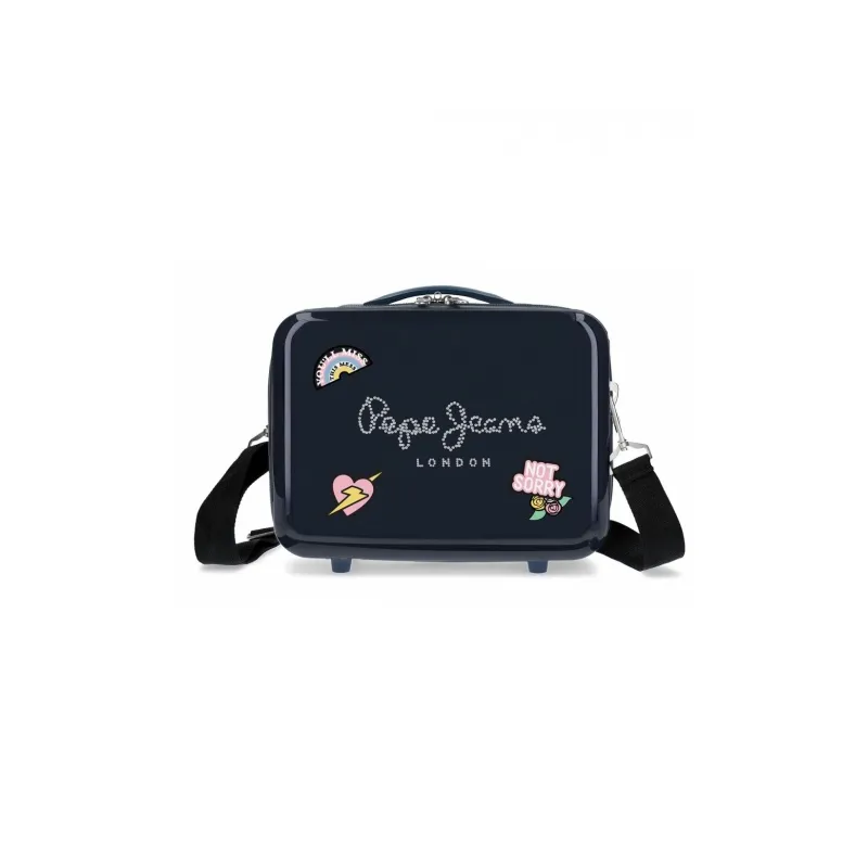 PEPE JEANS Emi, ABS Cestovný kozmetický kufrík, 21x29x15cm, 9L, 6183921