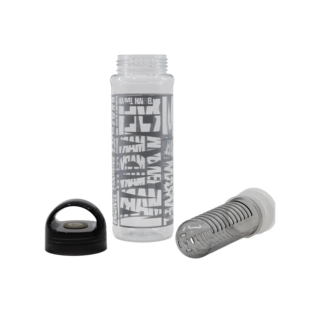 Nápojová plastová láhev se sítkem MARVEL 750ml, 02094